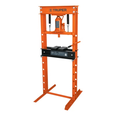 Prensa hidráulica tipo  H  de 20 ton, con gato de botella