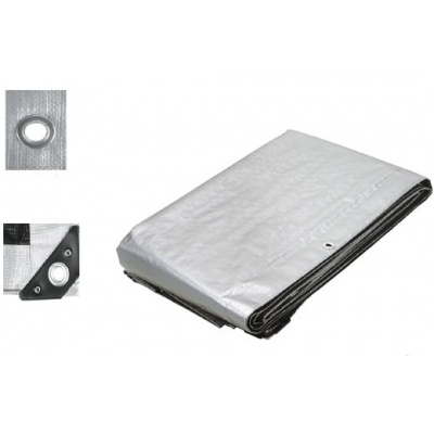 Lona gris reforzada 4 x 7 m, Truper