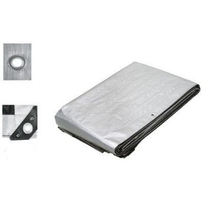 Lona gris reforzada 5 x 5 m, Truper