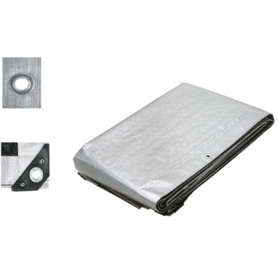 Lona gris reforzada 6 x 6 m, Truper