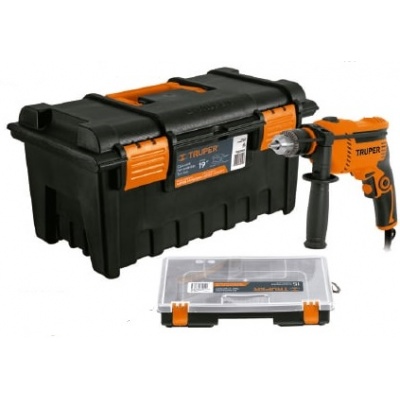 Rotomartillo 1/2  650 W, caja para herramienta y organizador