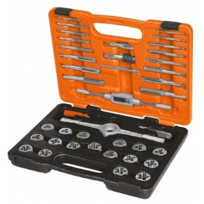 Juego de 40 piezas de machuelos y tarrajas, Truper