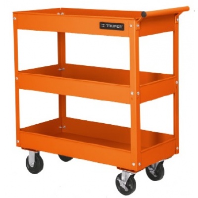 Carro de servicio, 3 charolas, Truper