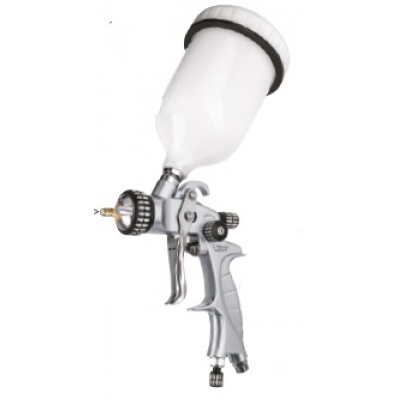 Pistola p/pintar gravedad LVMP vaso plástico, 1.4 mm, Expert