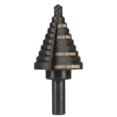 Broca escalonada óxido negro 10 escalones 1/4  a 1-3/8?