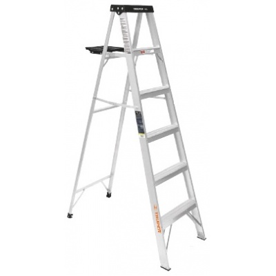 Escalera de tijera tipo III 6 escalones y bandeja, Truper