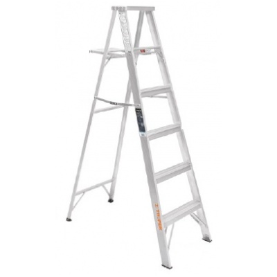 Escalera de tijera 100% aluminio tipo lll 4 peldaños, Truper