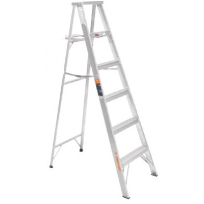Escalera de tijera 100% aluminio tipo ll 7 peldaños, Truper