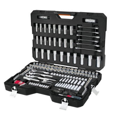 Juego 217 herramientas 1/4 , 3/8  y 1/2  std y mm p/mecánico