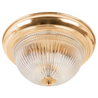 Luminario decorativo 15x28 cm pantalla cristal, s/lámparas