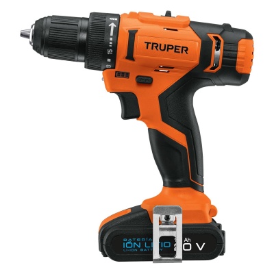 Taladro inalámbrico 1/2  20 V, profesional, Truper