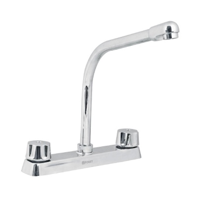 Mezcladora cobra 8  p/fregadero manerales hex car compresión